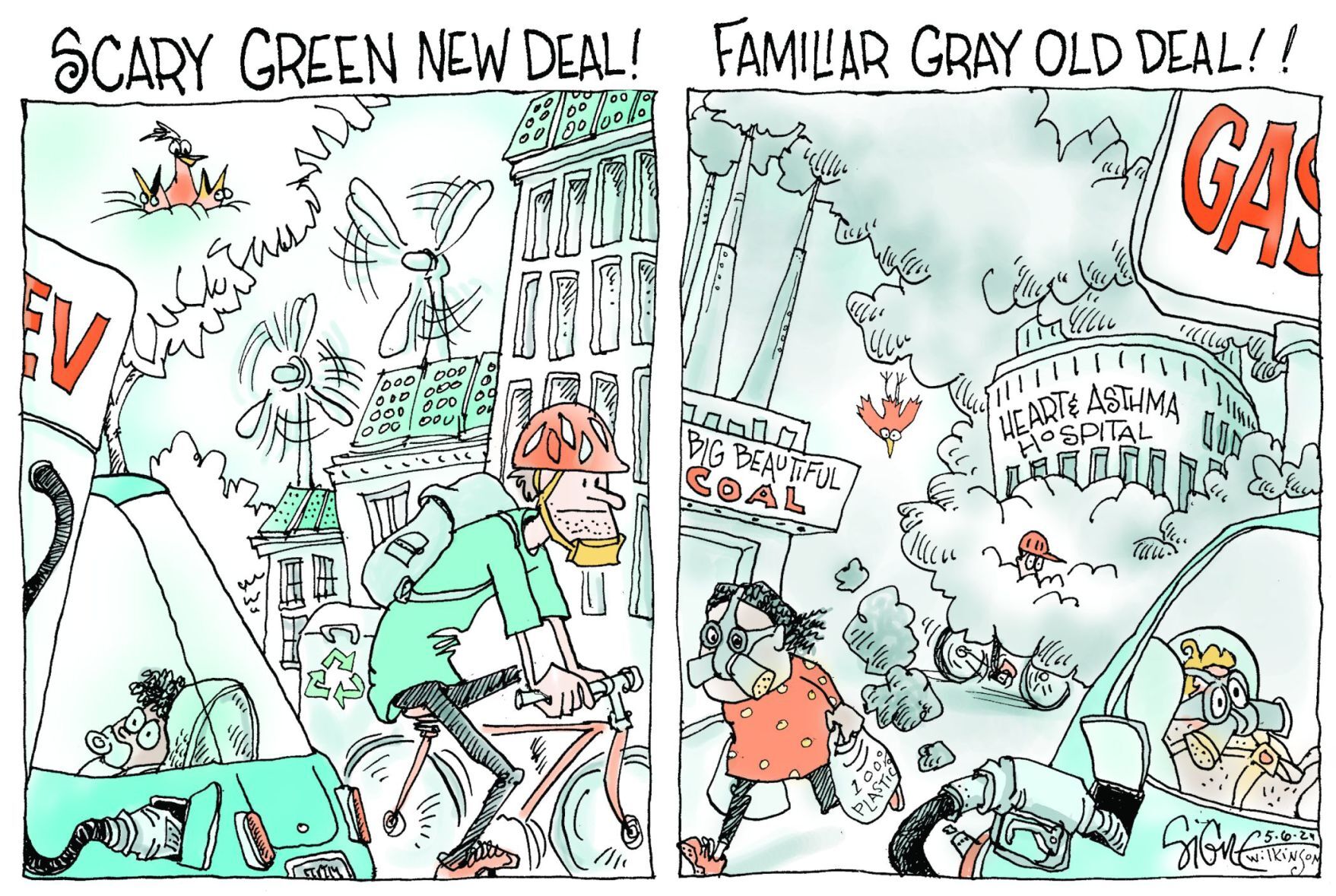 Signe Wilkinson cartoon